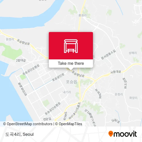 도곡4리 map