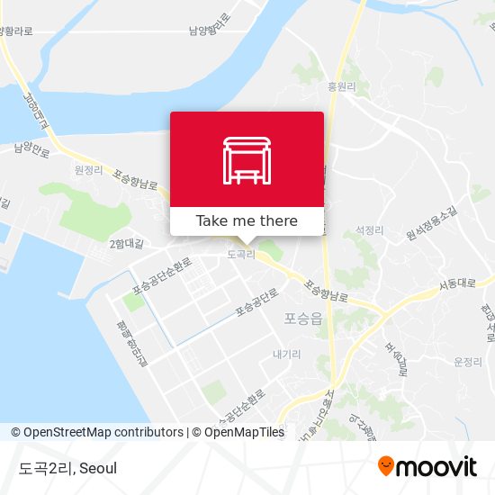 도곡2리 map