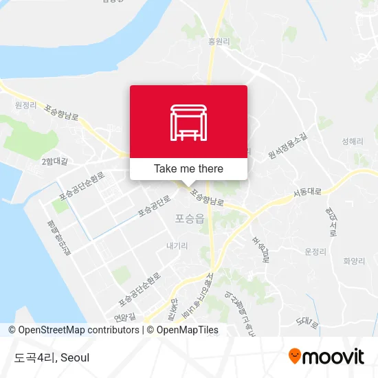 도곡4리 map