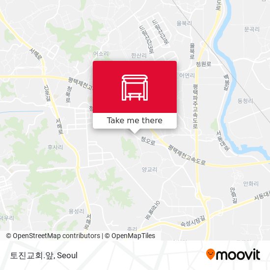 토진교회.앞 map
