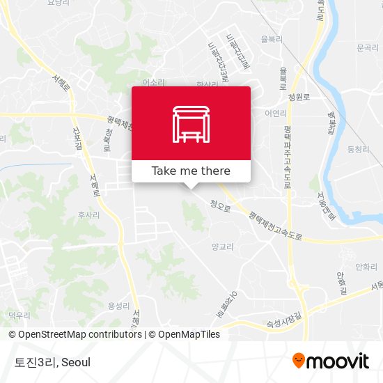 토진3리 map