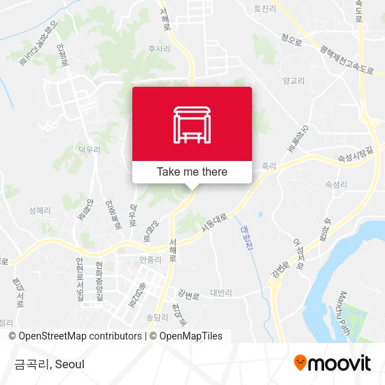 금곡리 map