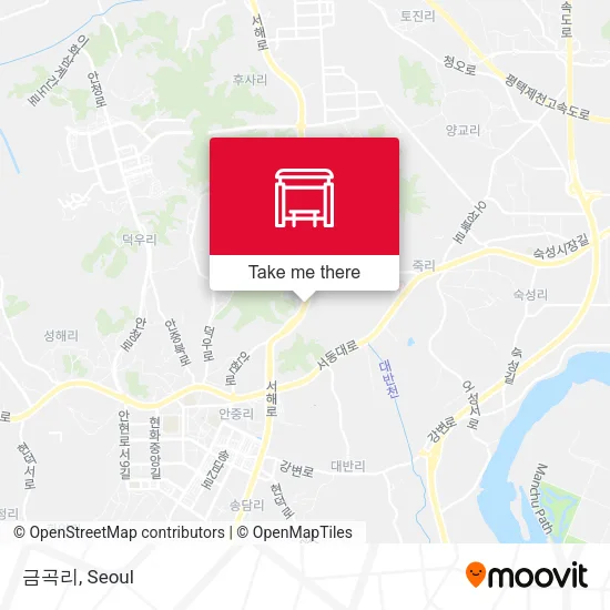 금곡리 map