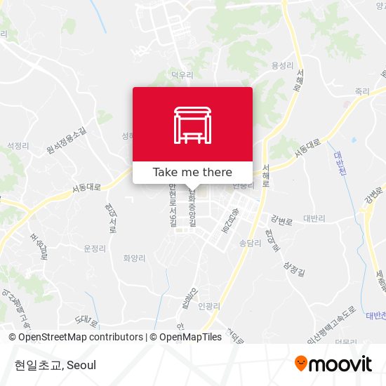 현일초교 map