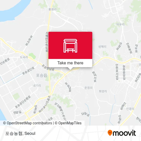 포승농협 map