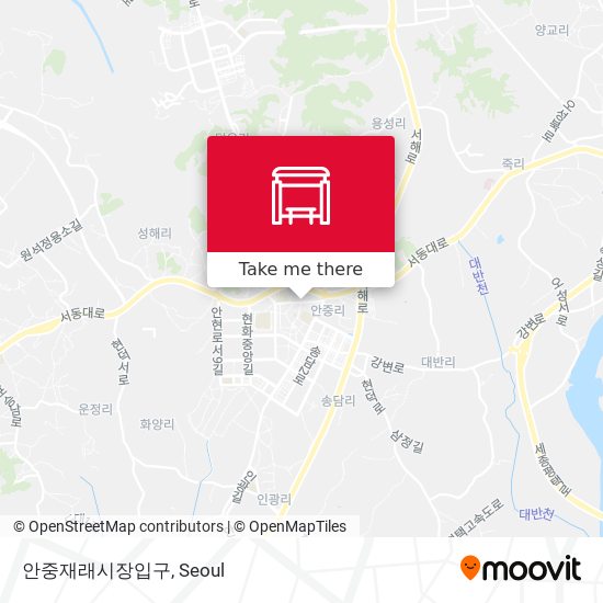 안중재래시장입구 map