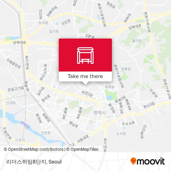 리더스하임8단지 map