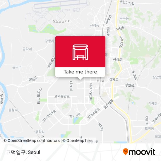 고덕입구 map