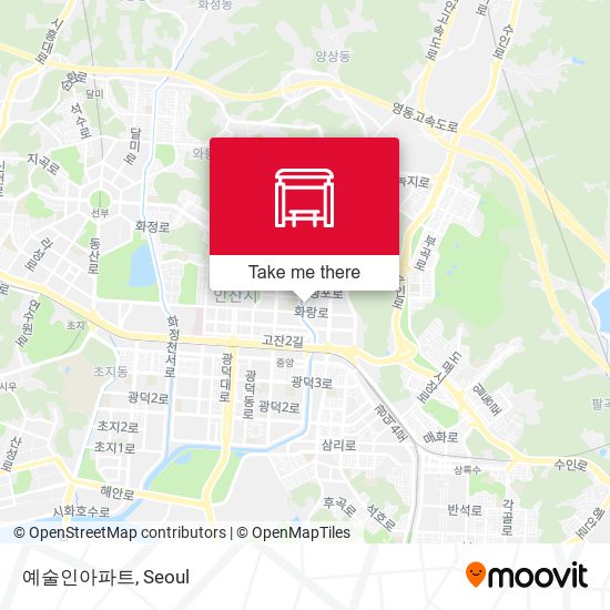 예술인아파트 map