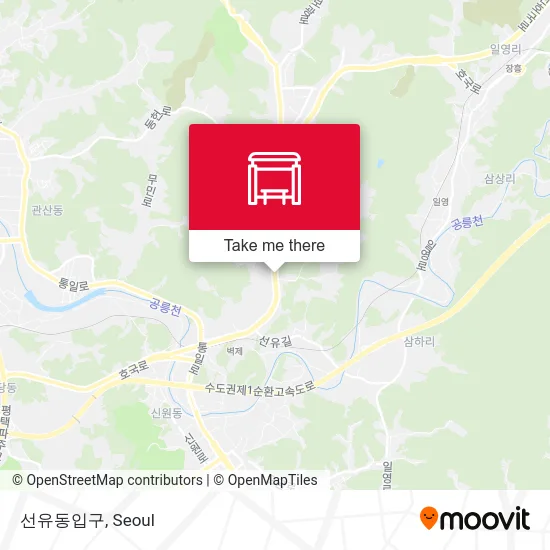 선유동입구 map