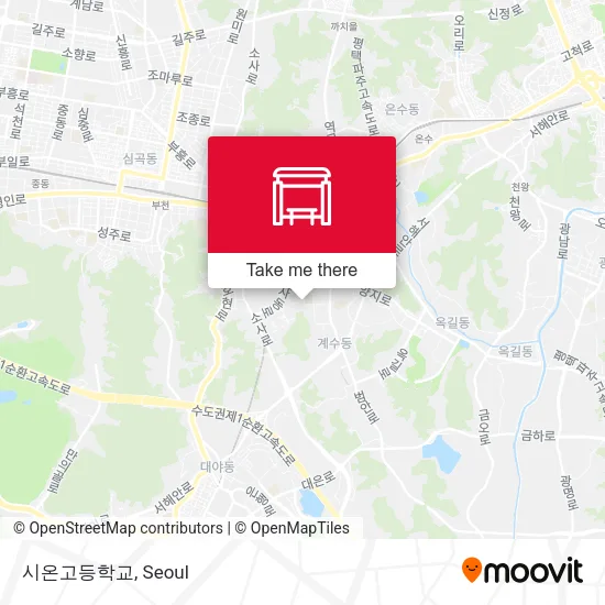 시온고등학교 map