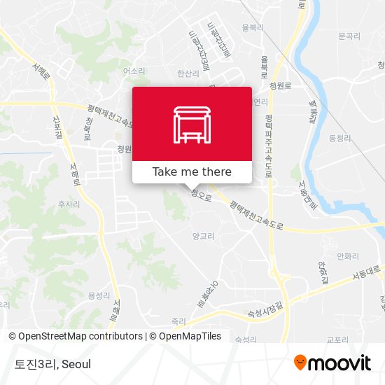 토진3리 map