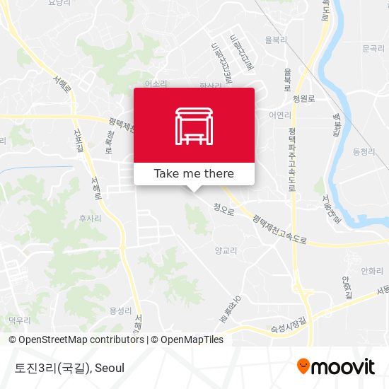 토진3리(국길) map