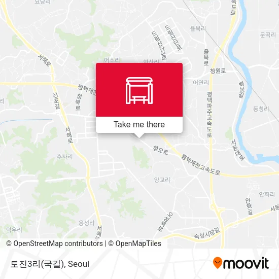 토진3리(국길) map