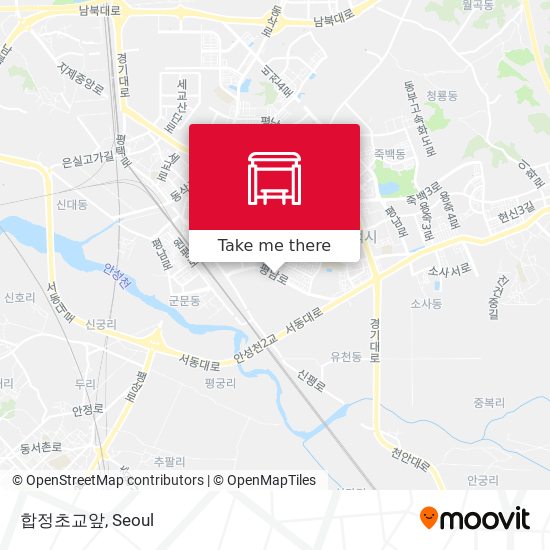 합정초교앞 map