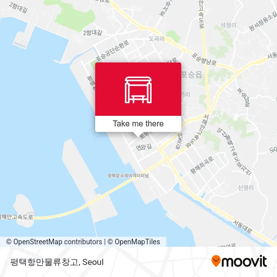 평택항만물류창고 map