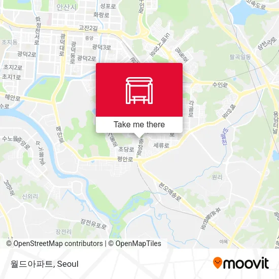 월드아파트 map