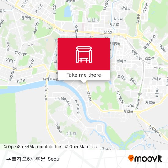 푸르지오6차후문 map