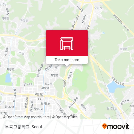 부곡고등학교 map