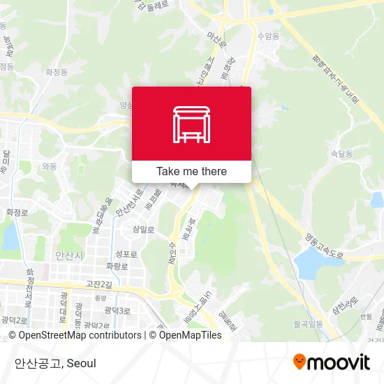 안산공고 map