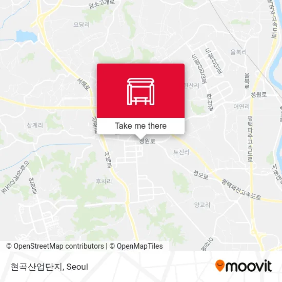 현곡산업단지 map