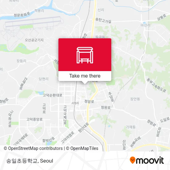 송일초등학교 map