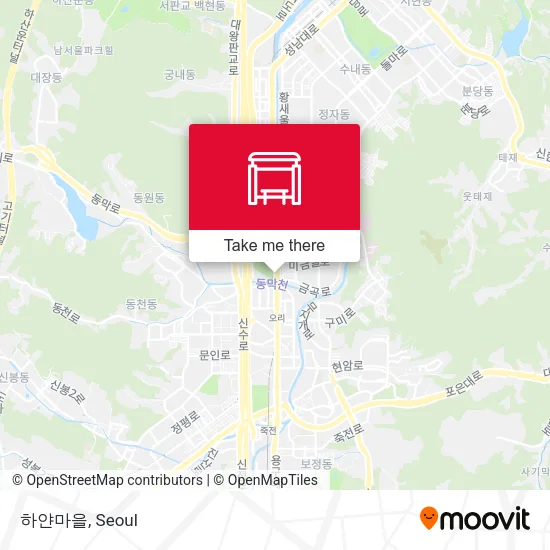 하얀마을 map
