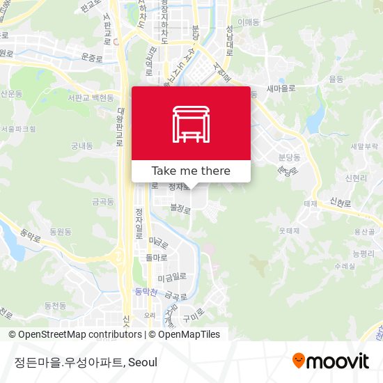 정든마을.우성아파트 map