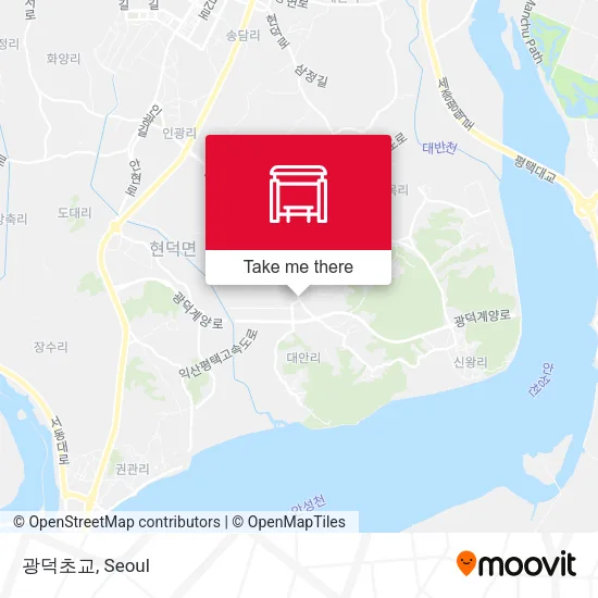광덕초교 map