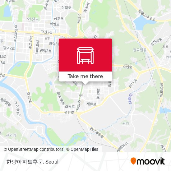 한양아파트후문 map