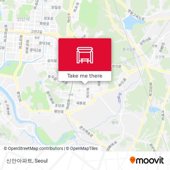신안아파트 map