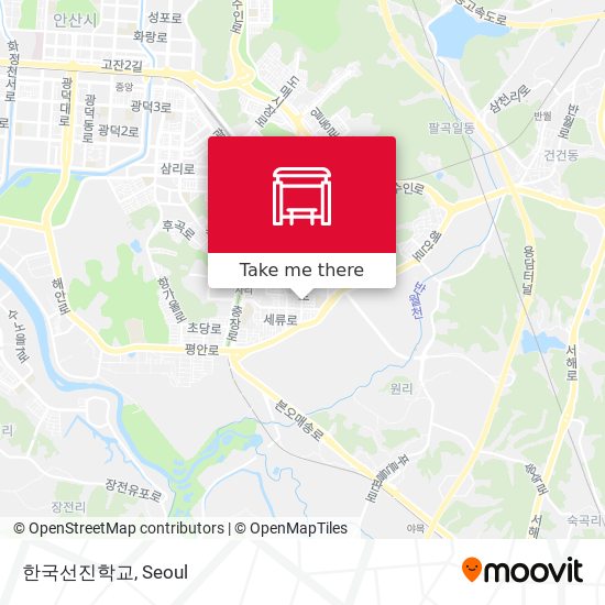 한국선진학교 map