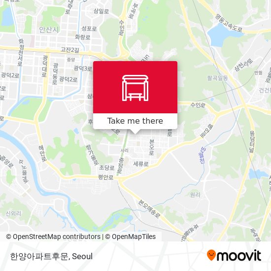 한양아파트후문 map