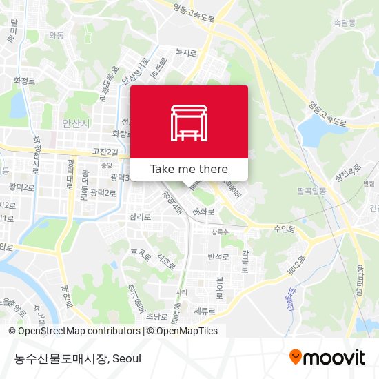농수산물도매시장 map