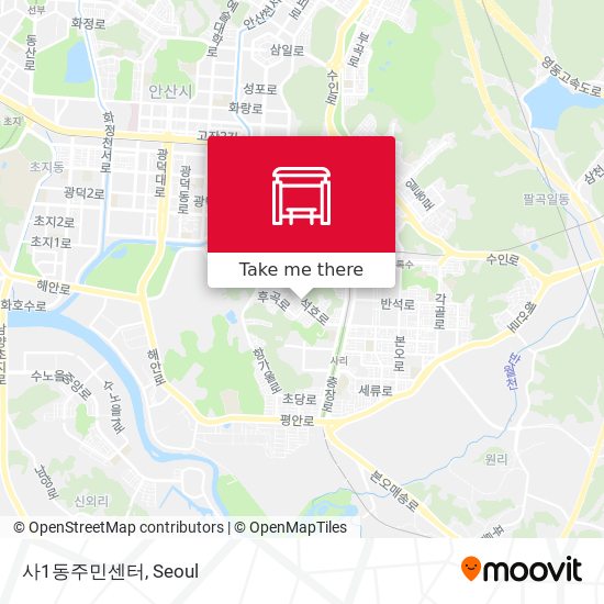 사1동주민센터 map