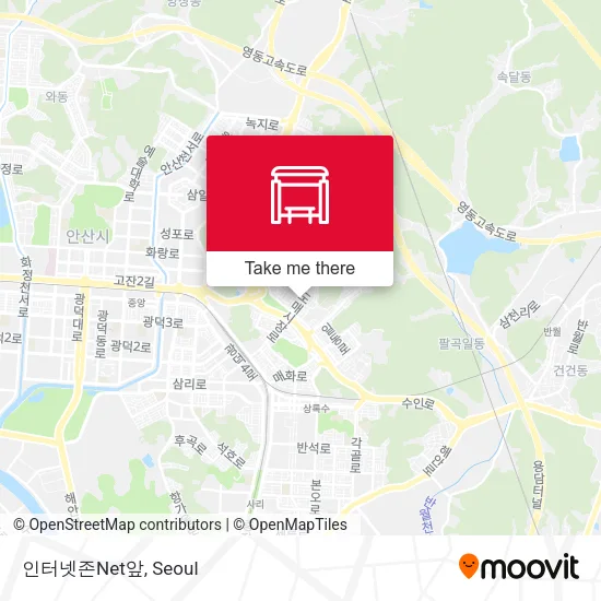 인터넷존Net앞 map