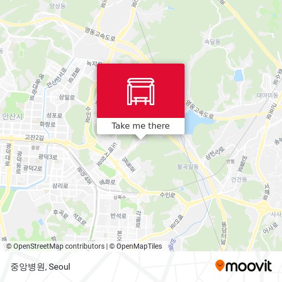 중앙병원 map