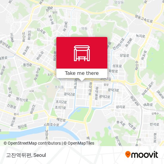 고잔역뒤편 map