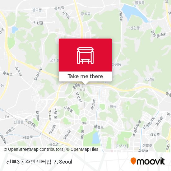 선부3동주민센터입구 map