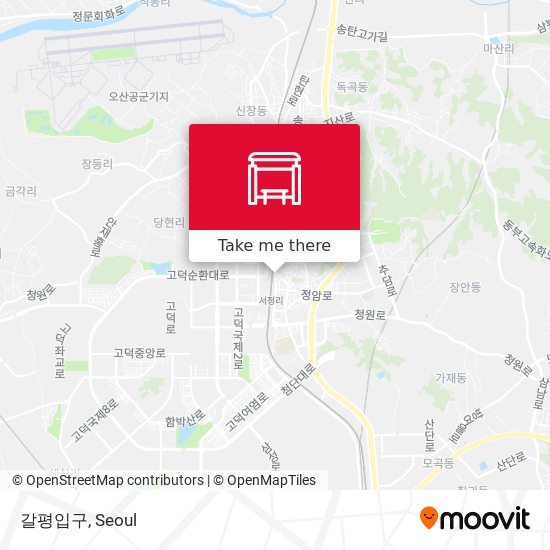 갈평입구 map