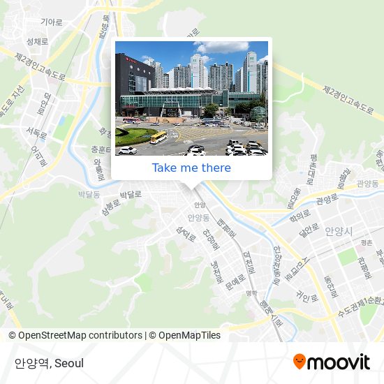 안양역 map