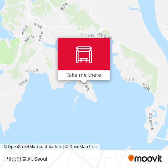 새중앙교회 map