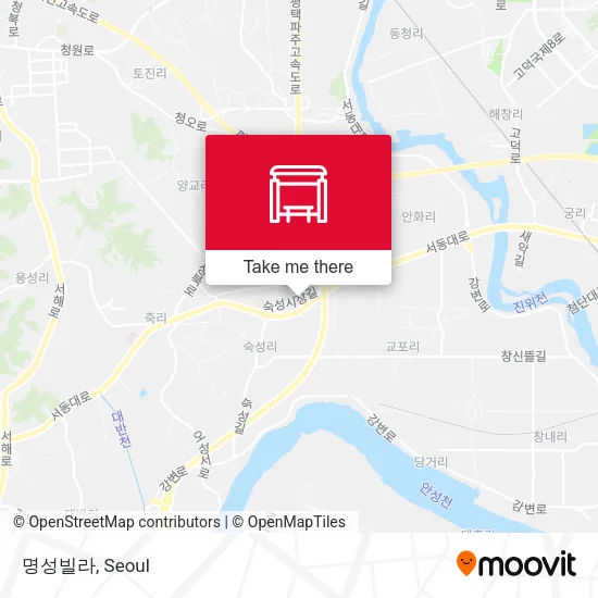 명성빌라 map