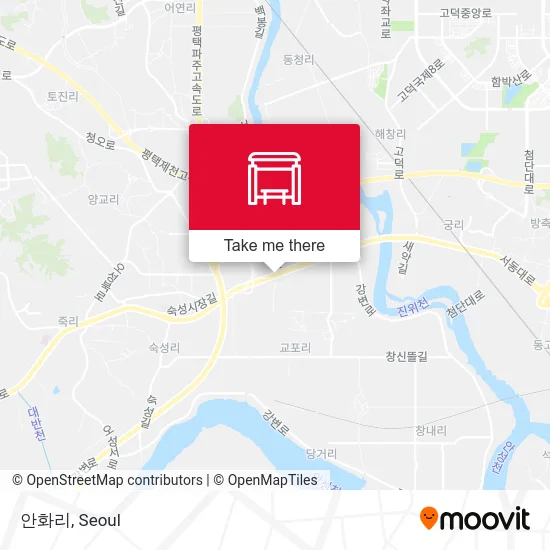 안화리 map