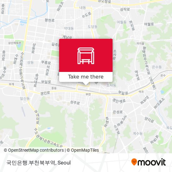 국민은행.부천북부역 map