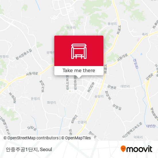 안중주공1단지 map