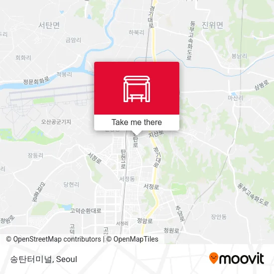 송탄터미널 map