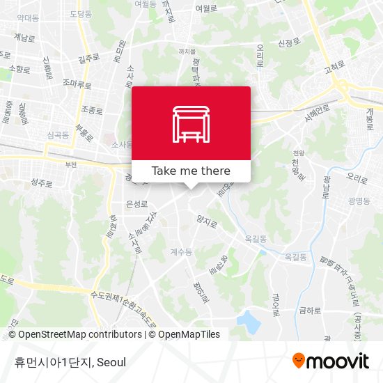 휴먼시아1단지 map