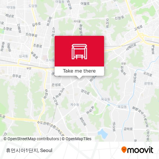 휴먼시아1단지 map