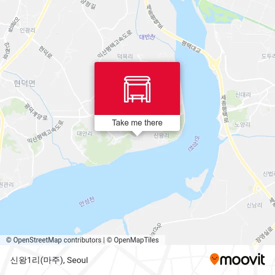 신왕1리(마주) map